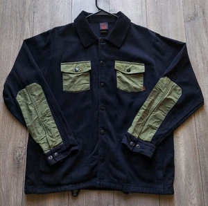 Spitfire Wheels Classic Swirl Jacke Gr. M schwarz grün Cordkragen Grafik - Bild 1 von 22