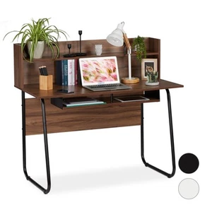Escritorio moderno, Escritorio con estantes, Mesa PC, Mueble despacho - Imagen 1 de 13