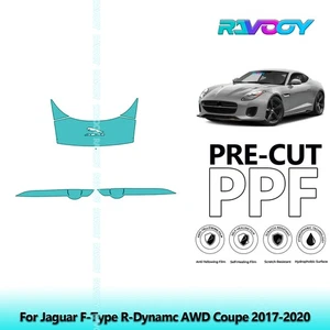 PreCut Paint Protection PPF Kit For Jaguar F-Type R-Dynamc AWD Coupe 2017-2020 - Picture 1 of 7