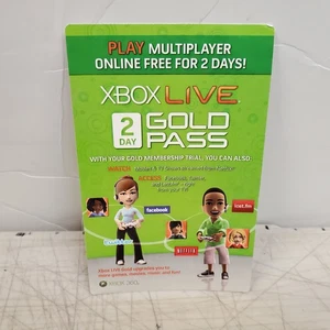 Microsoft - Xbox Live 2 Tage GOLD Membership Card Neu - Bild 1 von 3