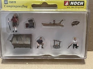 (H-43) Todavía figuras 15878 H0 1:87 excursión de camping embalaje original - Imagen 1 de 2