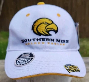NWT SOUTHERN MISS Golden Eagles Logo TEK FLEX Cap ML Caps - Picture 1 of 6
