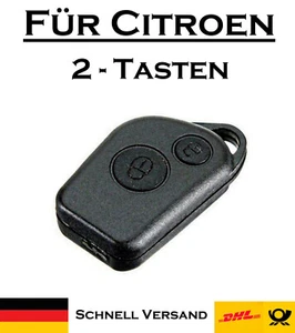 1x Autoschlüssel Gehäuse für Citroen - Ersatz 2 Tasten PKW Fernbedienung KS07A - Imagen 1 de 4