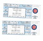 Chicago Cubs vs New York Mets Unused Baseball Tickets from 8/10/1988