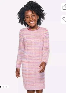 Children's Place Girls' Multi Pastel Striped Knit Sweater Dress 4T Beautiful - Picture 1 of 6