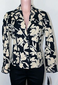 $89 NEW - LIZ CLAIBORNE "Fresh Floral" Jacket - SZ S - Picture 1 of 9