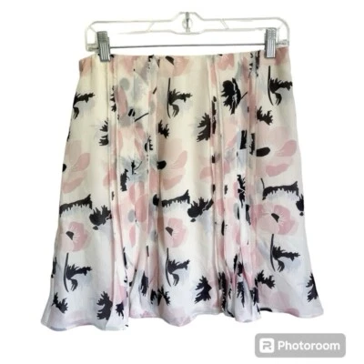 Falda Floral Carolina Herrera Seda Mujer Talla 6 Coqueta Femenina Hada Preppy Foto 1 de 4