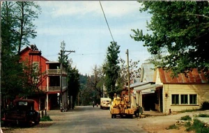 DUTCH FLAT, CALIF. POSTCARD Street Scene, Mining Area - Picture 1 of 2
