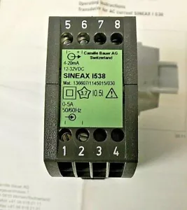 CAMILLE BAUER SINEAX 1538 50/60HZ TRANSDUCER - Picture 1 of 3