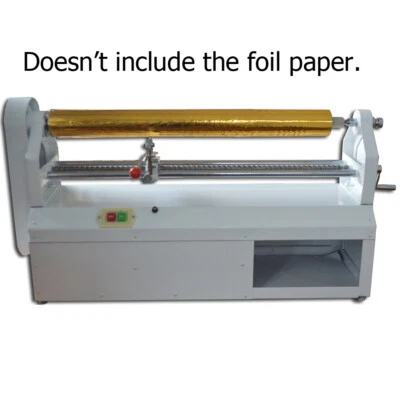 Cortadora de papel de aluminio caliente eléctrica 110 V rollo de papel cortadora máquina de estampado en relieve Foto 1 de 4