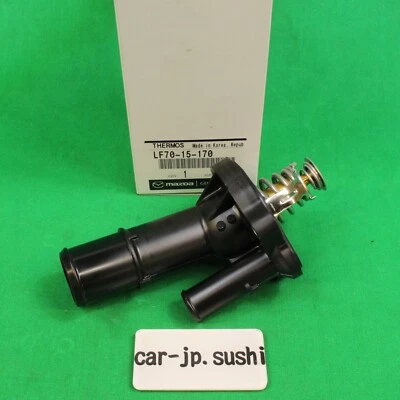 MAZDA Genuino 3 5 MX-5 MIATA Termostato Cubierta Refrigerante Salida Agua LF70-15-170 Foto 1 de 4