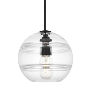 Visual Comfort Mod Sean Lavin Sedona 7" LED Pendant, BK/CL - 700TDSDNGPCB-LED927 - Picture 1 of 1