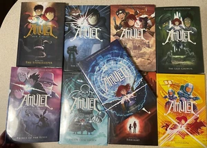 Amulet volumes 1, 2, 3, 4,5, 6, 7, 8, 9  HC by Kazu Kibuishi (the complete Story - Picture 1 of 15