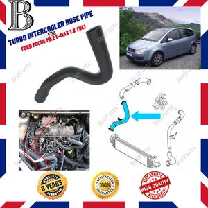 Turbo Intercooler Tubo Inferiore per Ford Focus MK2 C-MAX 1.8 TDCi 4M516K863AD - Foto 1 di 7