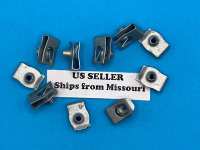 CANTIDAD 10 tuercas en U extruidas parachoques barra de impacto clips para Hummer H2 H3 Olds Saturn Ion Foto 1 de 4