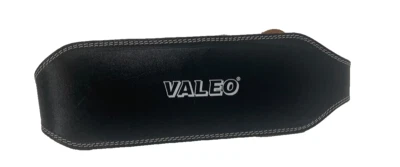 Valeo 4" Acolchado Levantamiento de Pesas Cinturón Cuero Negro Talla X-Grande Foto 1 de 4
