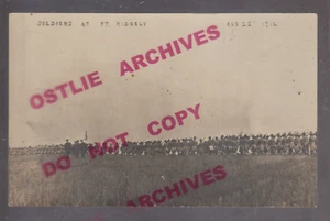 Fort Ridgely MINNESOTA RPPC 1912 SIOUX UPRISING Indian War 1862 REENACTMENT #1 - Picture 1 of 3
