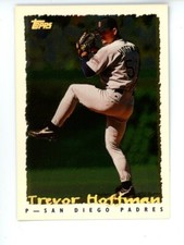 1995 Topps CyberStats (Spectralight)  Trevor Hoffman #005 San Diego Padres