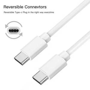 2 m USB-C auf USB-C Ladegerät Lade Sync Kabel für MacBook Air/Pro 2019 2021 - Bild 1 von 7