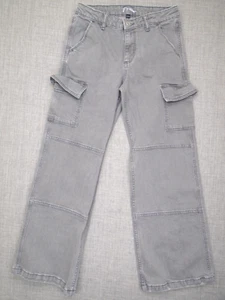 Art Class Girls Pants Size 24" Waist Grey Side Big Pockets - Picture 1 of 14
