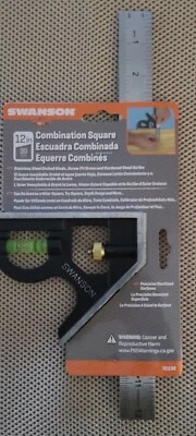 Swanson TC132 Combination Squares, 12", Brand New - Image 1 of 4