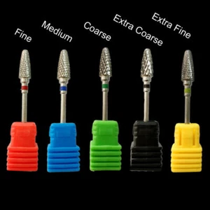 Carbide Nail Drill Bit Rotary Tool Manicure Gel Removal Burr Salon Cuticle Clean - Picture 1 of 12