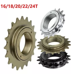 34MM Single Speed Bicycle Freewheel Sprocket Part Gear Bike 16T 18T 20T 22T 24T - Picture 1 of 20