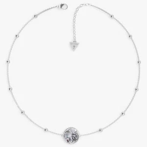 Collar de cristal Guess Boule 4G tono plateado UBN01388RH - Imagen 1 de 2