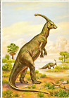 Postcard Parasaurolophus From the Cretaceous Period