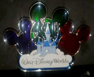 Walt Disney World Cinderella Castle Cast Member Bolo ID Lanyard Mickey Balloons - Picture 1 of 4