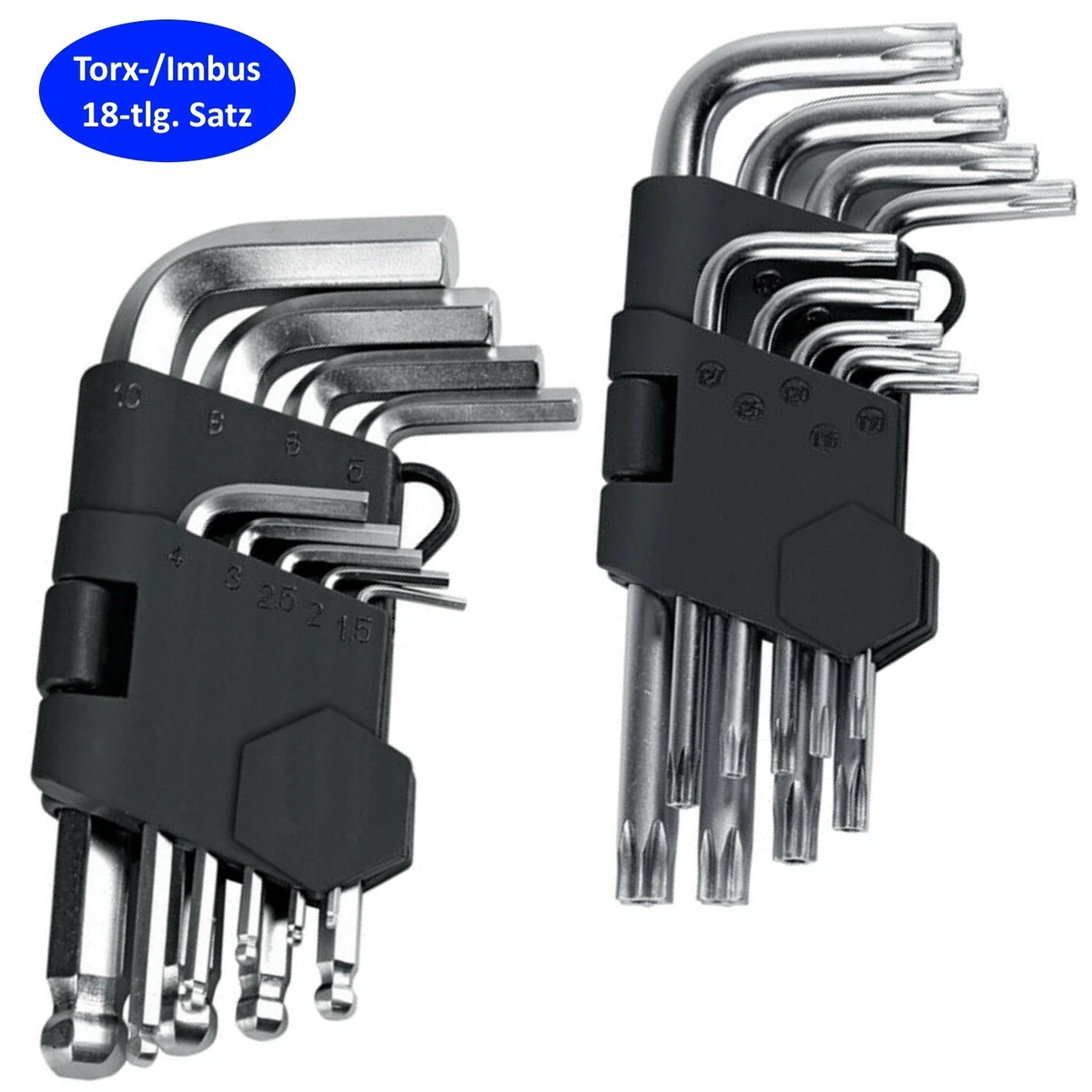 Mini Inbus-Schlüssel Set, 7 Stück – 0,7 Bis 3 Mm, Gehärtet, Mit Hoher Festigkeit