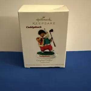 Hallmark Ornament 2012 Golf Movie Keepsake Collectible Caddyshack Gopher Golfer - Picture 1 of 8