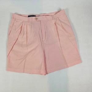 Bobby Jones Players Mens Shorts Size 40 (39") Light Pink Pleated Front - Picture 1 of 9