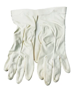 Woman's Light Cream Size Small Formal Gloves - Picture 1 of 7