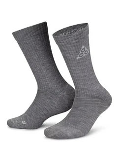 Nike ACG Kelley Ridge 2.0 Crew Socks Grey DA2599 065 - SIZE XL (12-15) New - Picture 1 of 4