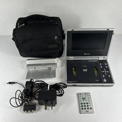 Mustek PL407H Portable DVD CD Player 7" w/Charger Case Battery Spare/Repair - Image 1 of 4