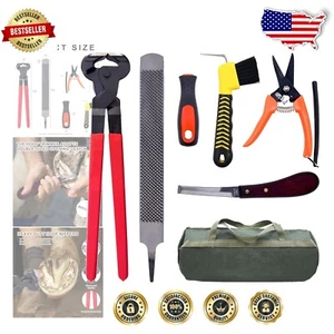 All-in-One 14-Inch Farrier Tool Kit for Professional Hoof Care - 6 Quality Tools - Picture 1 of 8