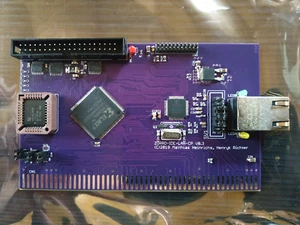 Zorro Network LAN IDE clockport card for Amiga 2000 3000 4000 - Photo 1/12