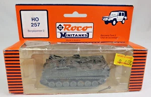 Roco #257 Bergepanzer 2 Army Tank Model Kit HO Scale Mint W/Box (Box Has Tape) - Picture 1 of 14