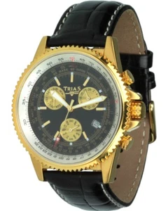 Trias Watches Cammouflage-Ii Aviator Automatic Turnable Bezel Date Men's - Picture 1 of 1