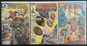 * Masters of the Universe #1 lot Rare High grade Gold variant #1 #2 Newsstand - Picture 1 of 10