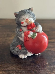 Comic & Curious Cats Linda Jane Smith A27685 Sauce Rare Cat Figurine Border Fine - Picture 1 of 5