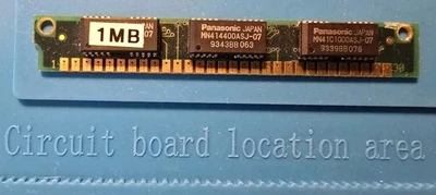 1MB 30-Pin SIMM RAM (Panasonic, HMN414400ASJ-07 FPM 70ns, Parity) – Tested - Image 1 of 2