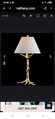 JYL3069A Galeno 33,5" Resina LED Abajur de Mesa Glam Transição Mesa de Cabeceira Nigh... - Imagem 1 de 4