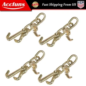4 RTJ Cluster Hook Tow Truck Car Hauler Trailer Body Frame Hook WLL 4,700lb US - Imagen 1 de 9