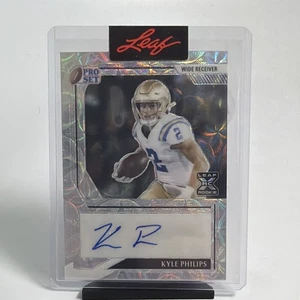 2022 Leaf Pro Set Metal 1/1 Kyle Philips Rookie Auto RC Pre Production Proof NM - Picture 1 of 10