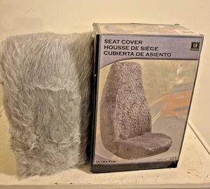 Vintage Saddleman High Back Bucket Seat Cover (Single)- Ultra Fur 09651-14 - Picture 1 of 3