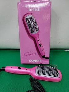 Conair Mini Pro Smoothing Brush - Ceramic, Fast Heat-Up 356 F, Dual Voltage NEW - Picture 1 of 5