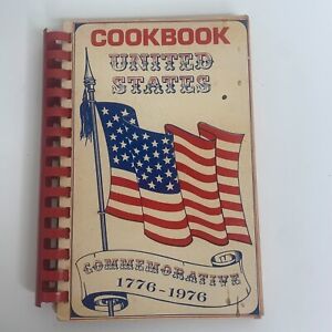 Vintage Cookbook United States Bicentennial Commemorative 1776 1976