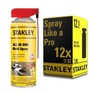 Stanley T240 All Purpose Multi Spray Corrosion Inhibitor Lubricant 11 oz 12 Pack - Picture 1 of 6